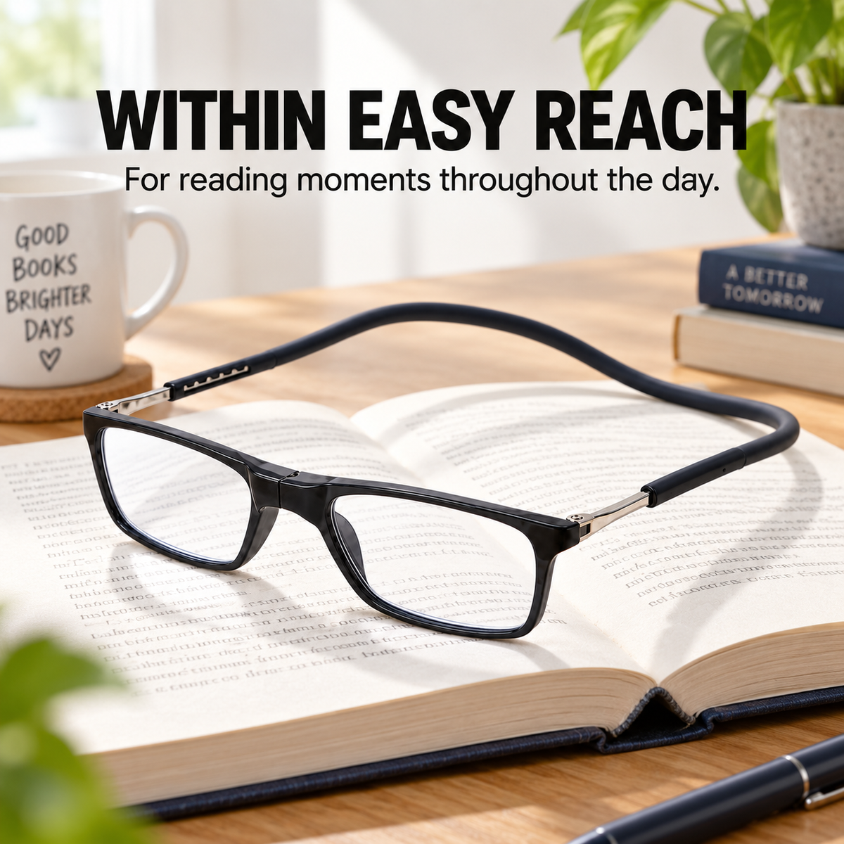 Unisex Lightweight Presbyopia Glasses with Presbyopic Lens