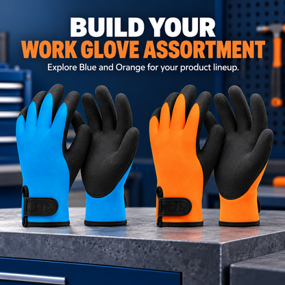 🧤🔧 Adjustable Grip Work Gloves – Secure Fit for Workshop, Garden & Everyday Tasks