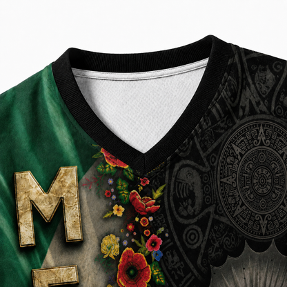 🇲🇽✨ MEN'S MEXICO OUR LADY OF GUADALUPE V-NECK SHIRT
