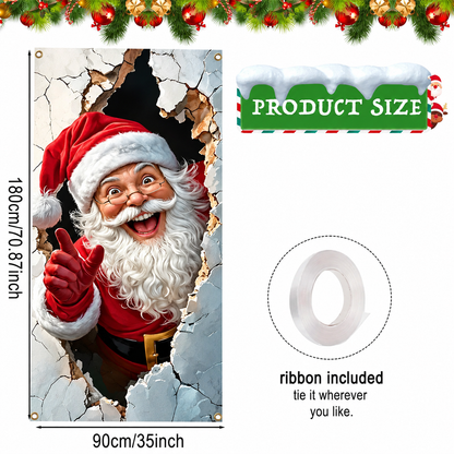 🔥Last Day Promotion 60% OFF💥2026 Christmas Front Door Decoration Cover