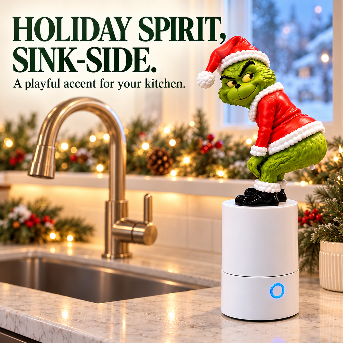 The Christmas Soap Dispenser That Toots
