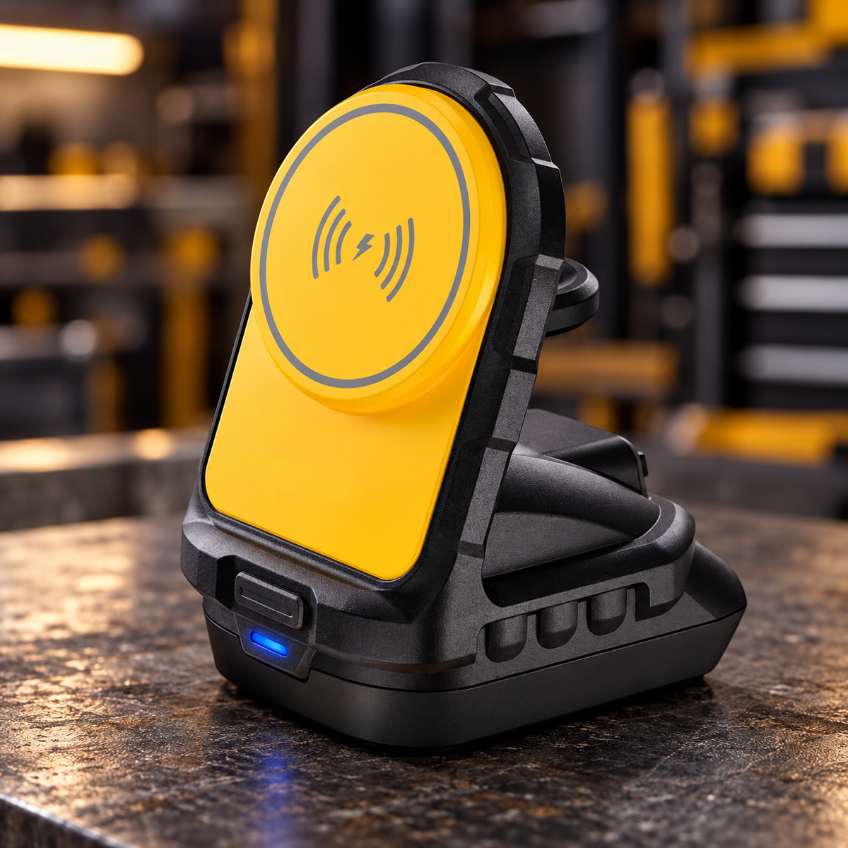 DEWALT 2-in-1 Magnetic Wireless Charger for Phone & Apple Watch