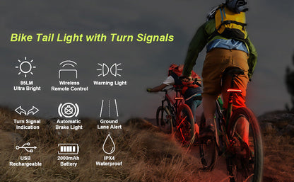 ✨Smart Bike Tail Light – Ride Safe, Be Seen Everywhere🚴