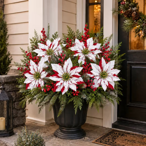Christmas Poinsettia Planter Inserts