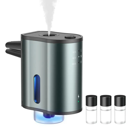 Father’s Day Half Price🚗Car Clip-on Essential Oil Diffuser | Automatic Timing Mist Car Aroma Diffuser