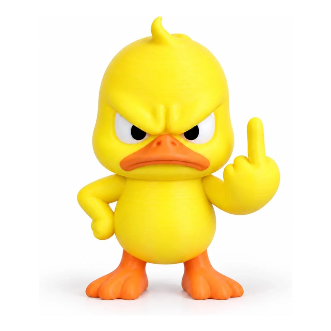 Funny Angry Duck Figurine