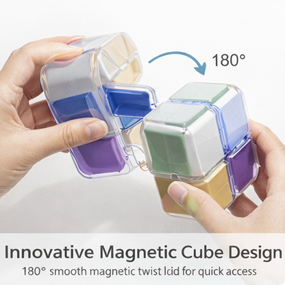 🔥LAST DAY 50% OFF - Magnetic QIAWI's Cube Medicine Box
