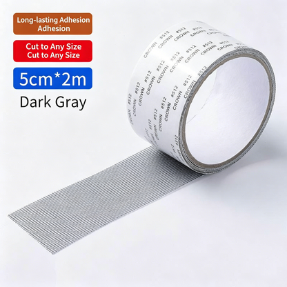 Durable Fiberglass Mesh Tape for Fixing Window and Door Screens (2inch x 157.5inch)