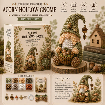 🔥2026 newest style💕Cozy Gnome DIY Bead Kit Collection– Collect All 12 Gnome