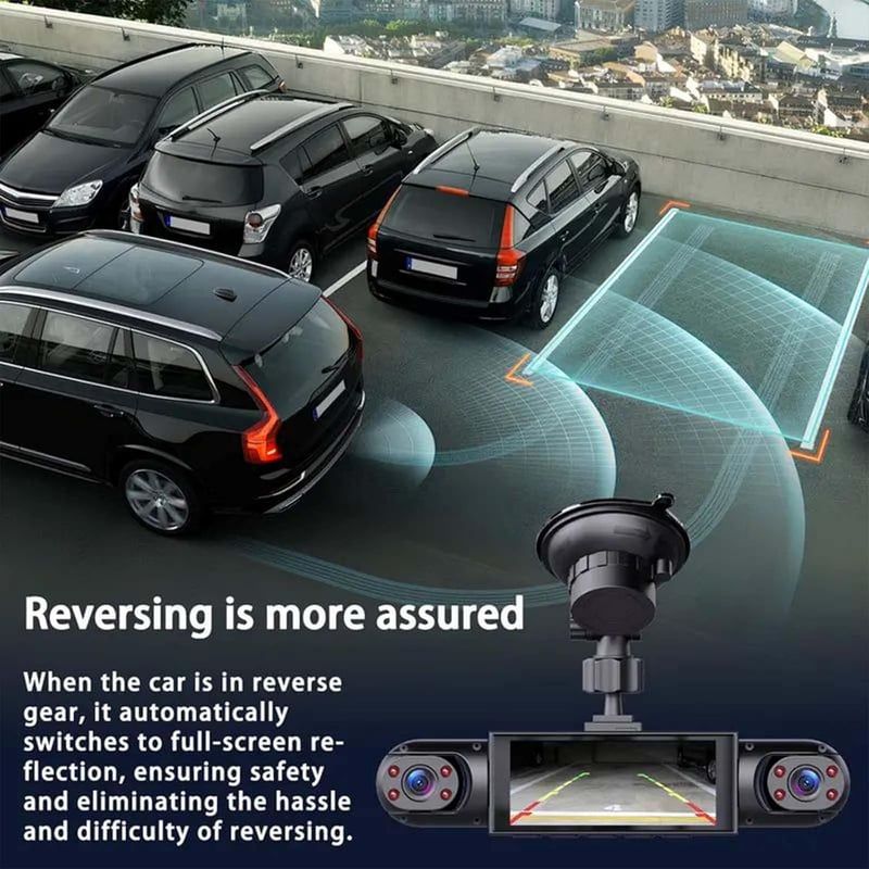 🔥360° Full View Car Dashcam System