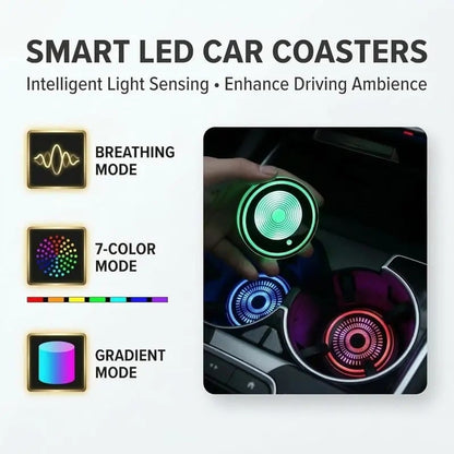 LED Cup Holder Lights for Car