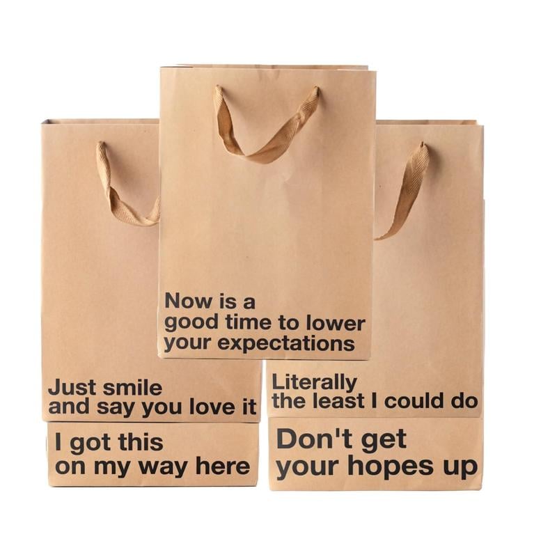 🔥LAST DAY 49% OFF - 😂MilkToast Snarky Gift Bag🎁Funny Gift Bags(✨5 pcs/Set)