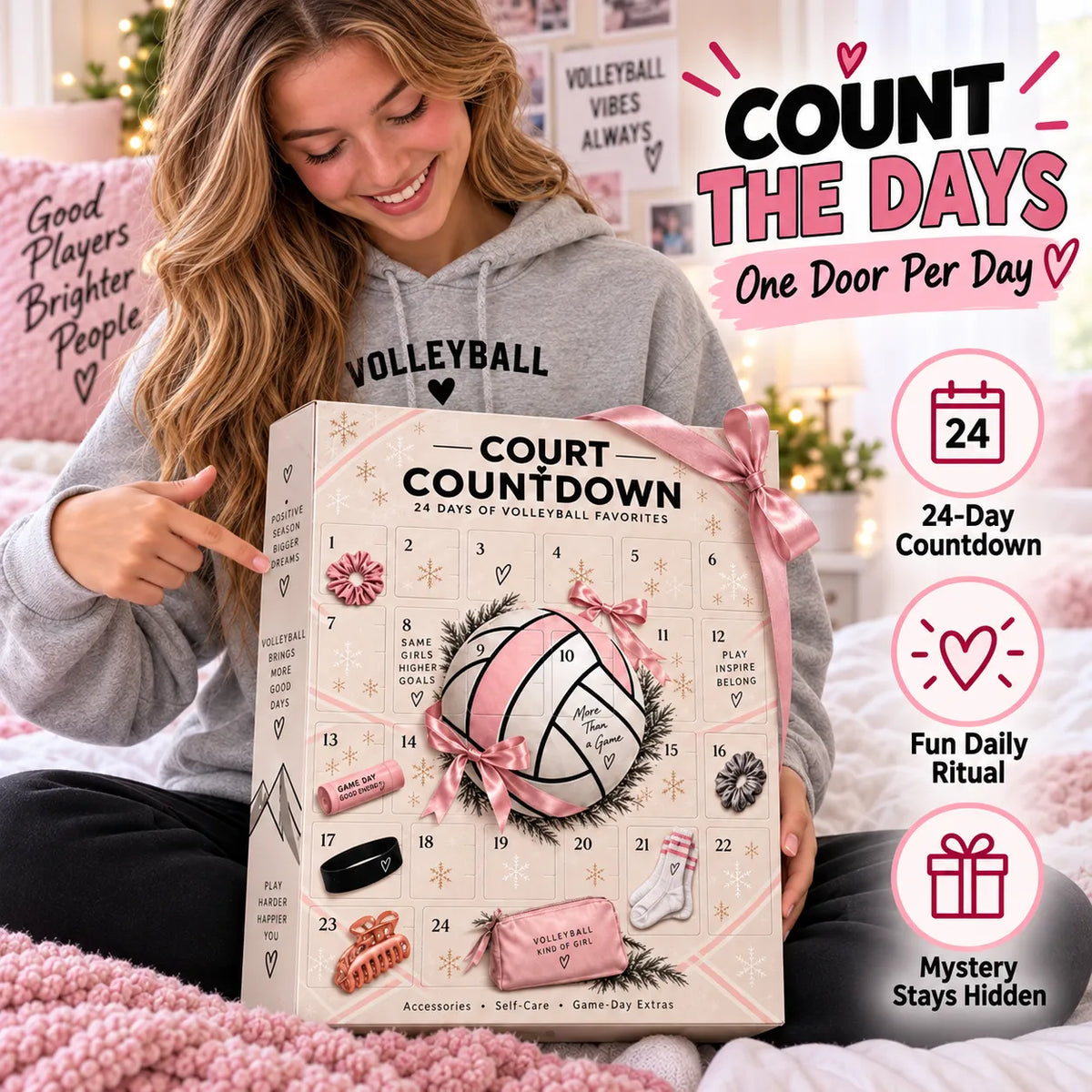 🏐🎁 Volleyball Advent Calendar — 24 Days of Fun Surprises for Every Volleyball Lover!