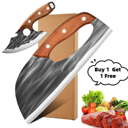 Buy 1 Get 1 Free 🥩Hand-Forged Effortless Slicing Knife for Meat & Vegetables 🔪