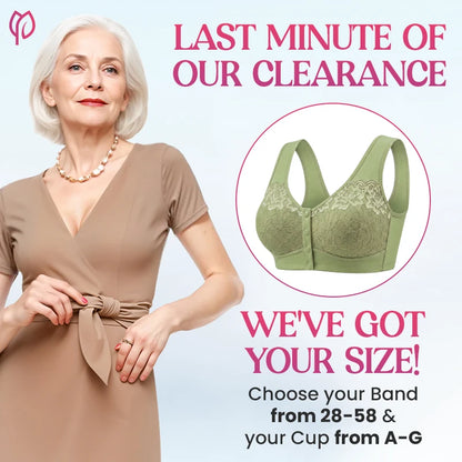 Posy Bra - Front Closure Breathable Cotton Lifting Bra for Seniors