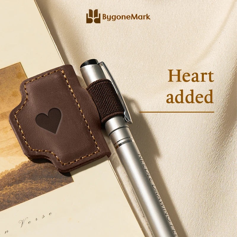 LAST DAY 70% OFF - Personalized Magnetic Leather Pen Holder Bookmark
