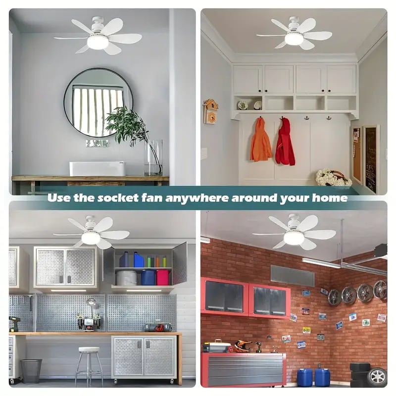 ⏳LAST DAY SALE 49% OFF with FREE GIFT!🔥40W LED Ceiling Fan Light – 20.5” Ultra-Quiet with Remote 🎯 | E27 + FREE B22 Adapter 🔌 | For Bedroom 😴, Kitchen 👩‍🍳 & Garage 🛠️ – UK Ready! 🇬🇧