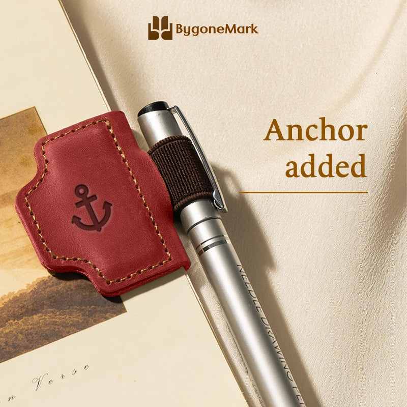 LAST DAY 70% OFF - Personalized Magnetic Leather Pen Holder Bookmark
