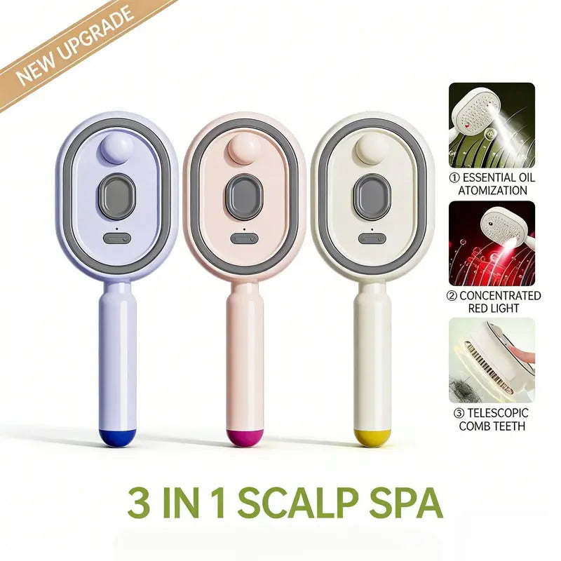 💫SAVE 58% NOW🪮✨Steam Mist Straightening Comb – Easy Salon-Like Hair