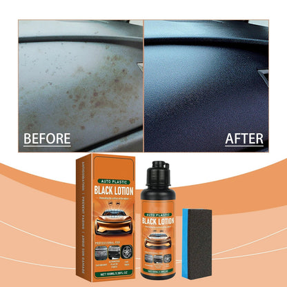 Plastic Restorer for Cars – Trim & Interior Plastic Revitalizer with Applicator Pad