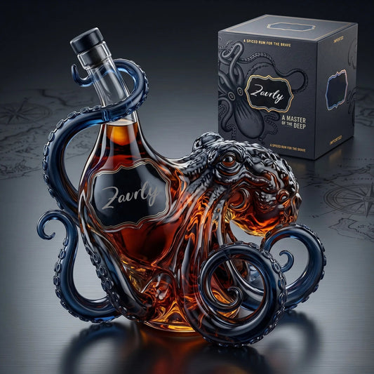 🎁 Father’s Day 49% OFF –  3D Octopus Bottle 🐙🥃