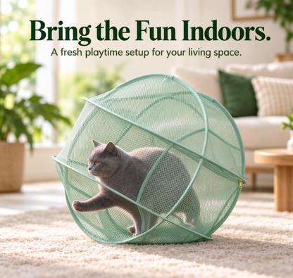 🐾New Portable 360° Cat Playpen – Their Safe Little Space Anywhere