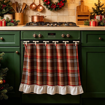 Handmade Oven Skirt for Kitchen Decor