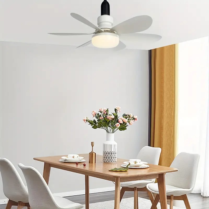 ⏳LAST DAY SALE 49% OFF with FREE GIFT!🔥40W LED Ceiling Fan Light – 20.5” Ultra-Quiet with Remote 🎯 | E27 + FREE B22 Adapter 🔌 | For Bedroom 😴, Kitchen 👩‍🍳 & Garage 🛠️ – UK Ready! 🇬🇧