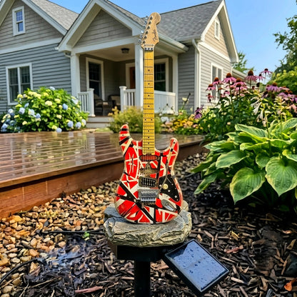 🎸Rock Guitar Solar Garden Light