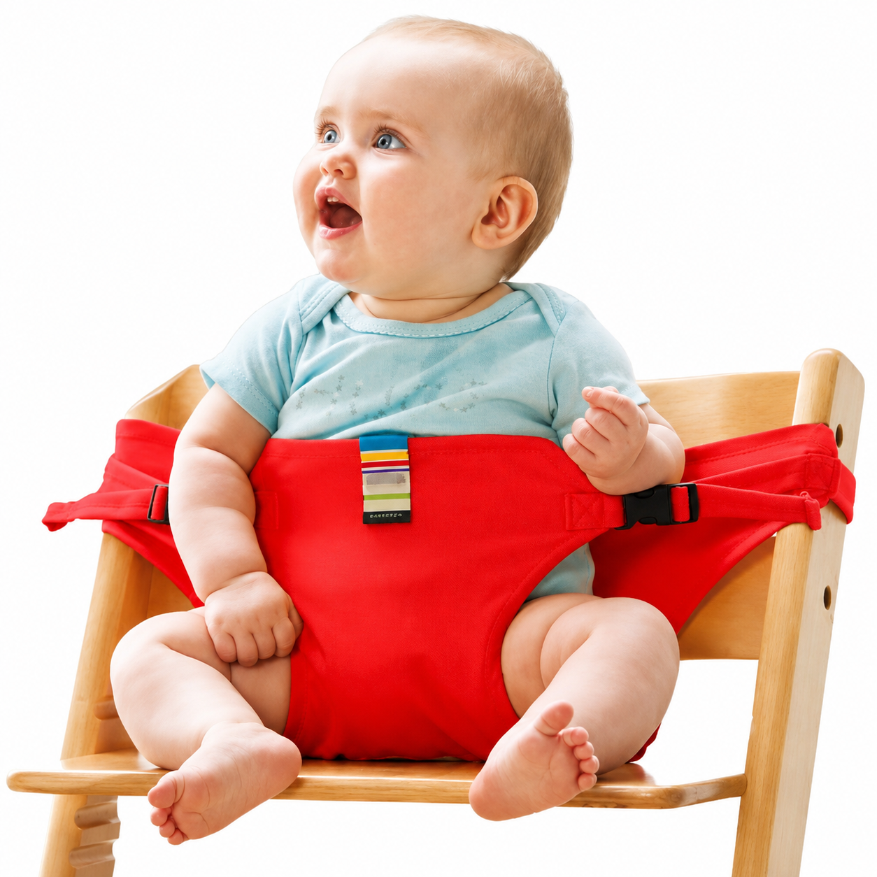 Portable Baby Chair Harness Safety Belt — Foldable Toddler Dining Seat for Travel & Restaurants