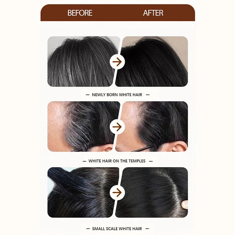 🥳2026 HOT SALE🥳💞50K+ SOLD!🎨🪥 50% OFF! Disposable Hair Color Refill with Comb – No mix, just comb. Gentle formula, travel‐friendly. 3 shades: Black, Brown, Granny Gray. 🌟✨