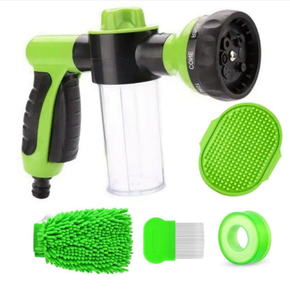 ✨🔥Pup Jet Dog Wash Hose Nozzle Foam Dog Horse Sprayer Wash Hose Attachment Soap Dispenser Sprayer Dog Bathing Sprayer