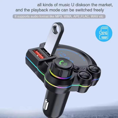 🚗🎵PD 30W Type-C Car Charger & Bluetooth 5.3 FM Transmitter