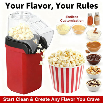 Hot Air Popcorn Maker - Healthy & Fast Homemade Snacks 🍿