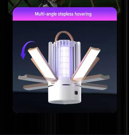 🏕️ 3-in-1 Rechargeable Camping Bug Zapper Light