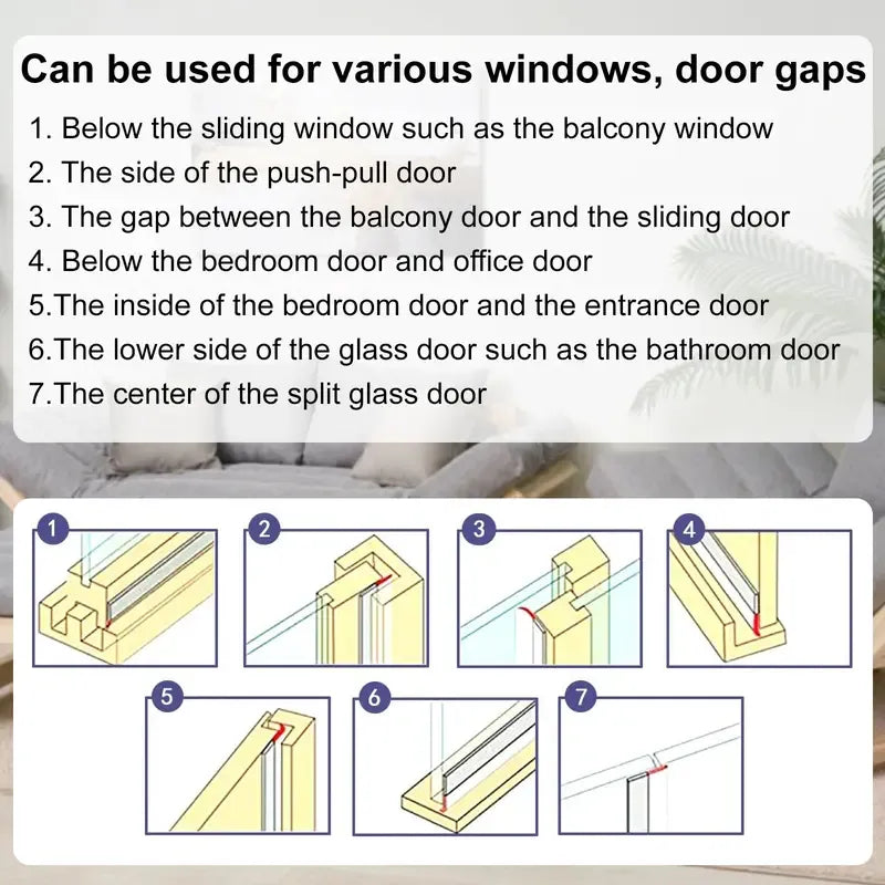 🔥Hot Sale 49%OFF🏅16.4Ft Door Weather Stripping