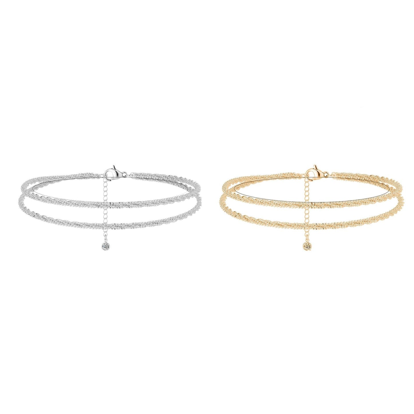🎁Final 3 Hours: Only $16.99🎉🔥Dainty Layered Anklet For Women
