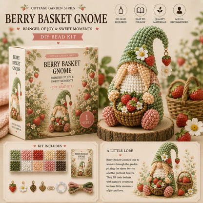 🔥2026 newest style💕Cozy Gnome DIY Bead Kit Collection– Collect All 12 Gnome