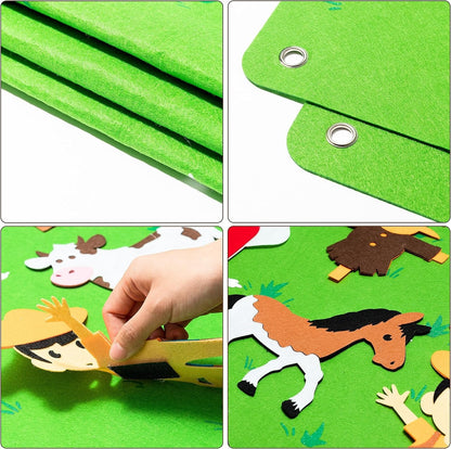Montessori Learning Felt Board - Explore Imaginative Worlds!