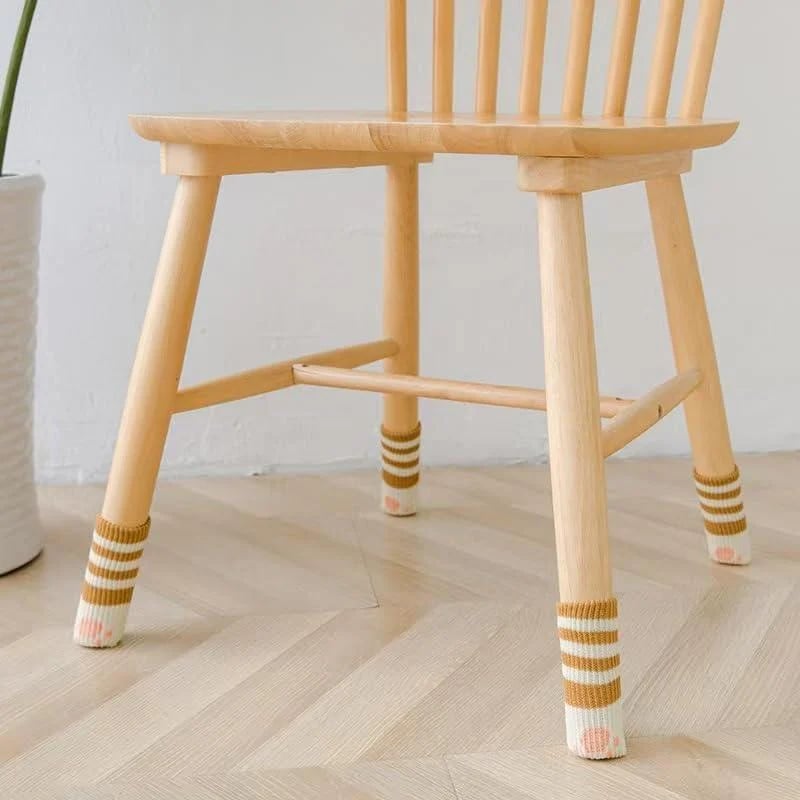 Thickened Chair Leg Covers Cat Paw Table and Chair Leg Pads Silent and Wear-Resistant Universal Protector for Stool Legs