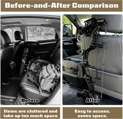 Universal Car Headrest Compound Bow Holder Hook