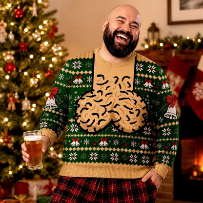 Christmas Ugly Sweatshirt, Personalized Jingle Balls Sweatshirt