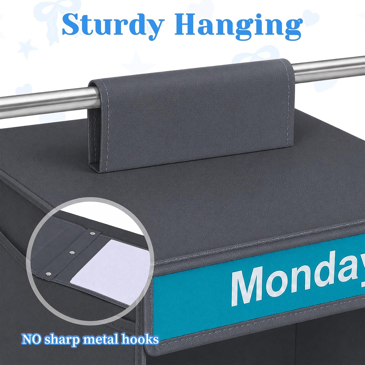 Weekly Hanging Closet Organizer