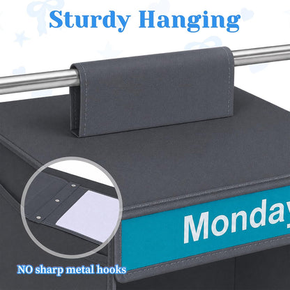 Weekly Hanging Closet Organizer