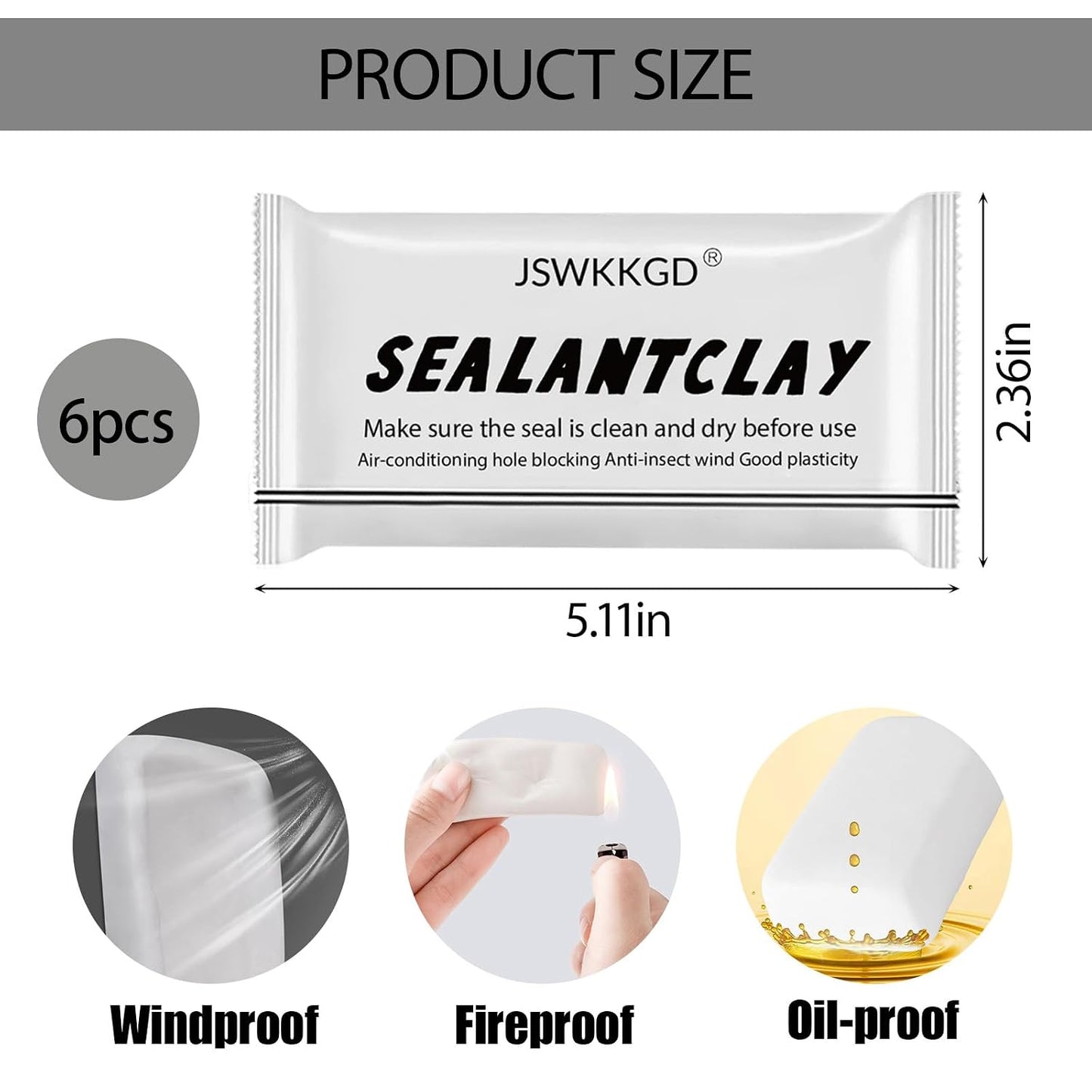Professional High-Density Multi-Purpose Wall & Pipe Sealing Clay