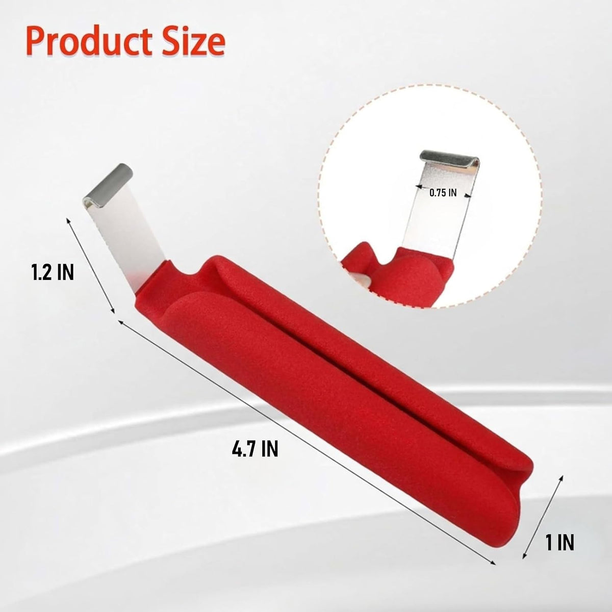 Vinyl Siding Removal Tool with Extra Long Non-Slip Handle