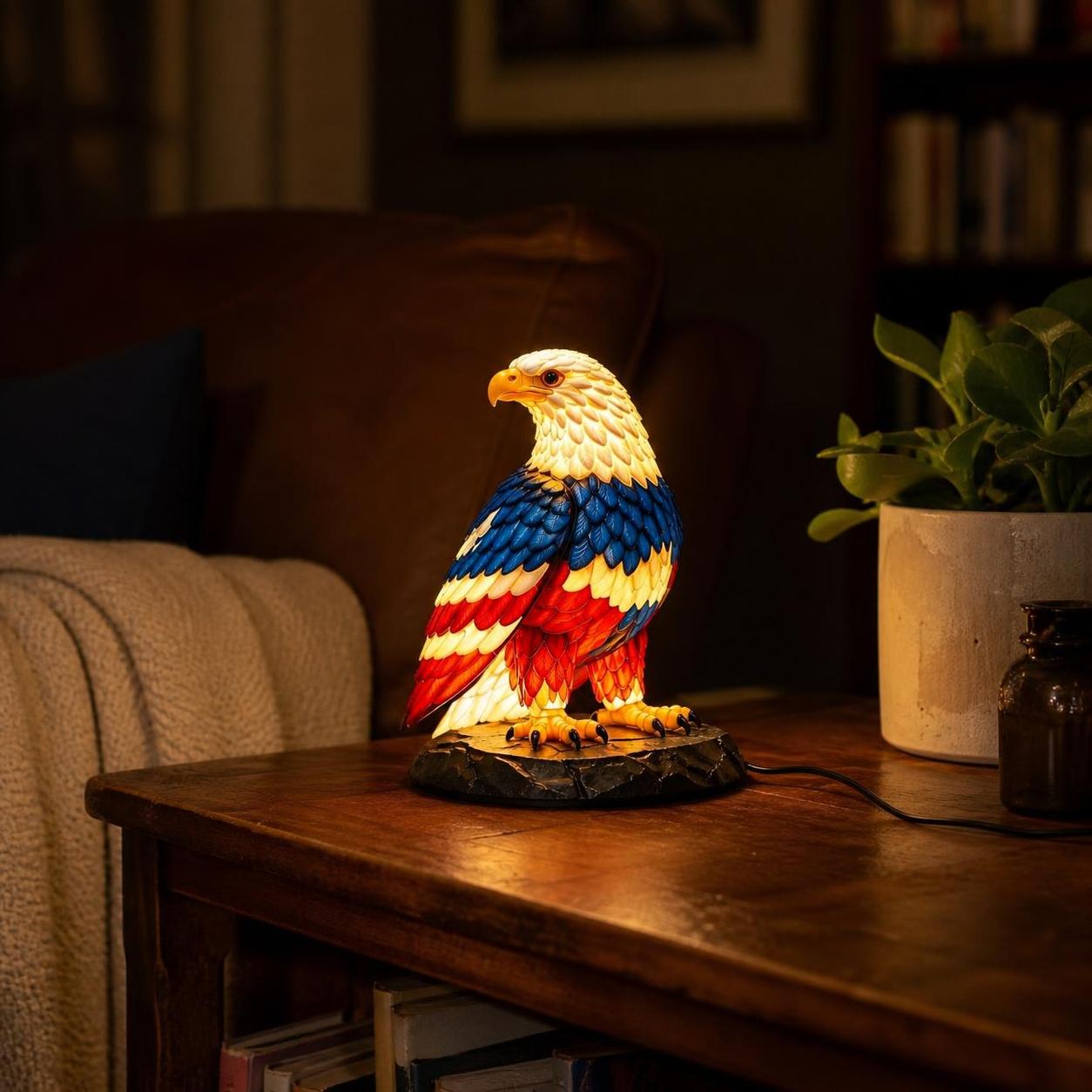 Eagle of Freedom Lamp - Celebrate America's 250th Anniversary With Strength, Freedom & Pride