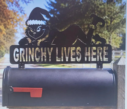 Steel Mailbox Topper, Plasma Cut Steel