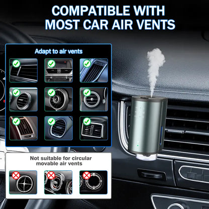 Father’s Day Half Price🚗Car Clip-on Essential Oil Diffuser | Automatic Timing Mist Car Aroma Diffuser