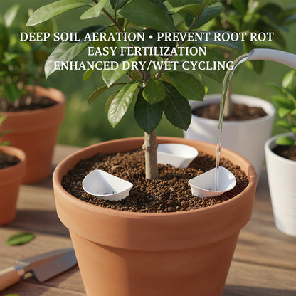 Adjustable Plant Soil Ventilator – Root Aerator & Deep Watering Funnel